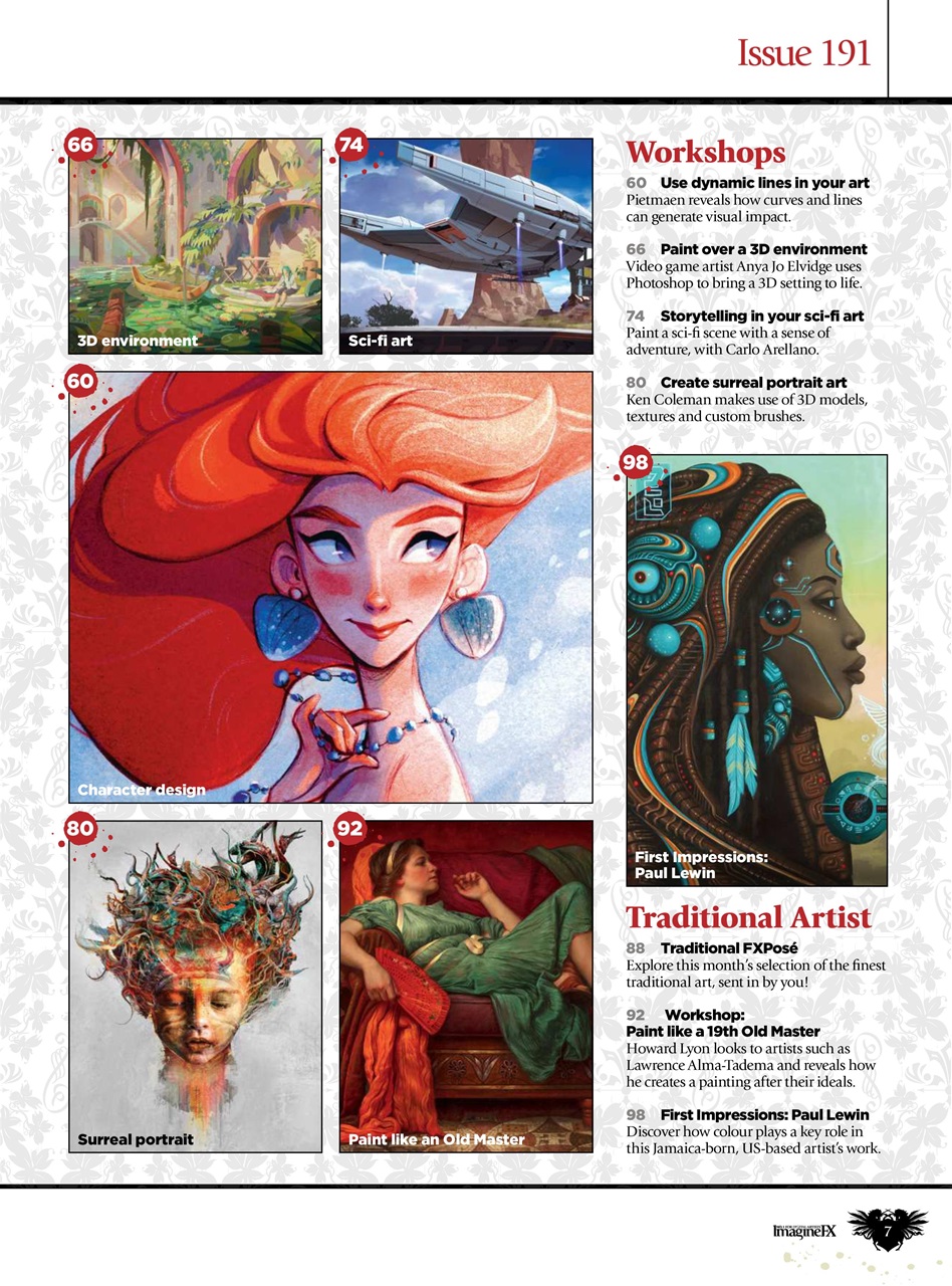 ImagineFX Preview Pages