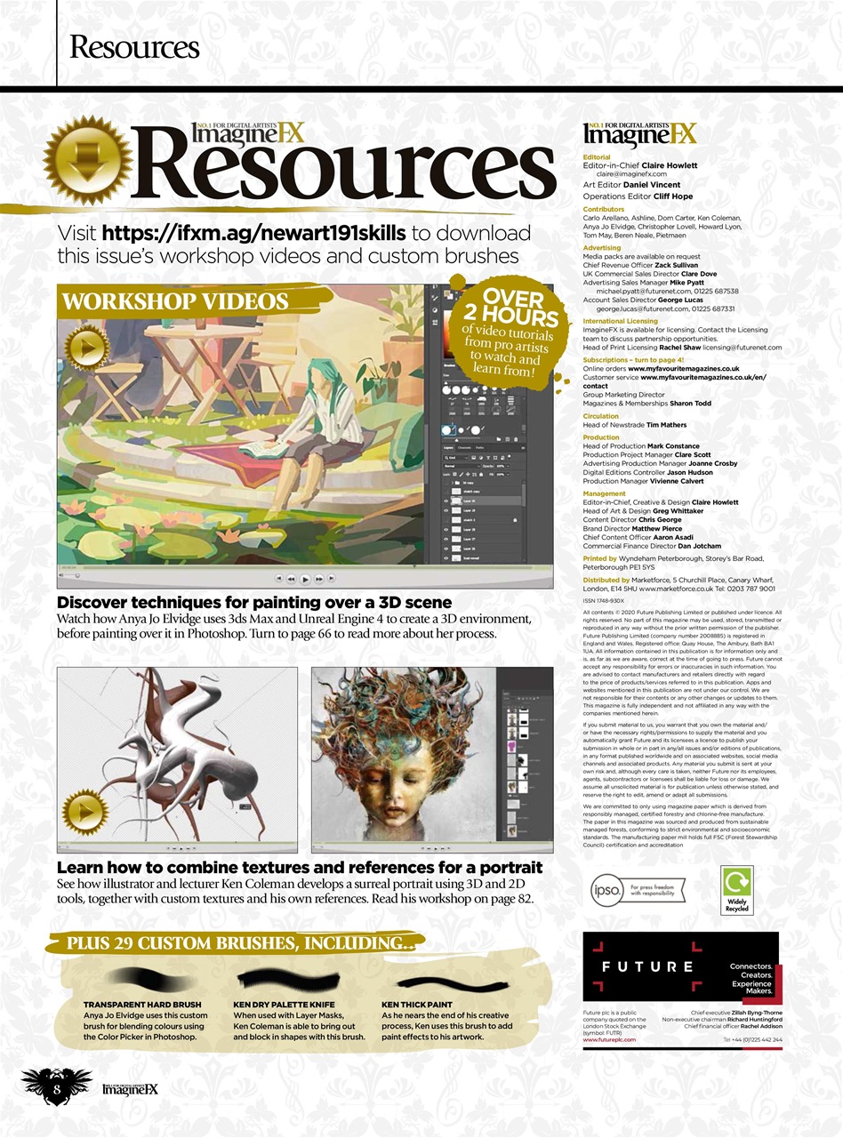 ImagineFX Preview Pages