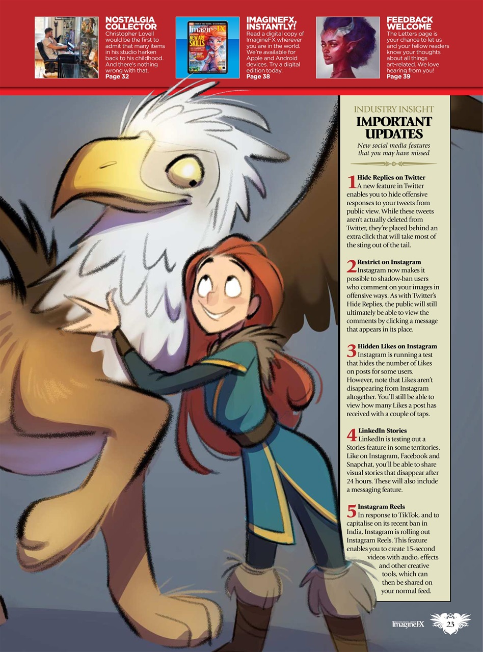 ImagineFX Preview Pages