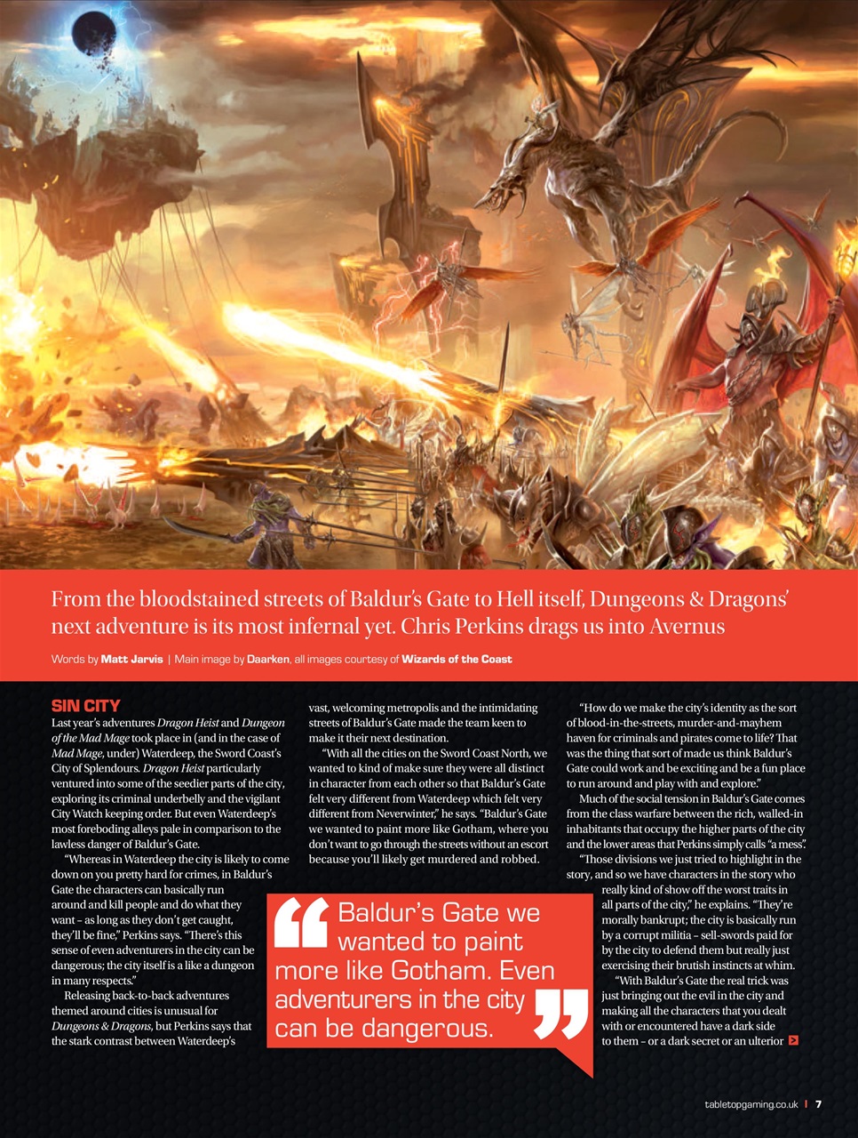 Tabletop Gaming Preview Pages