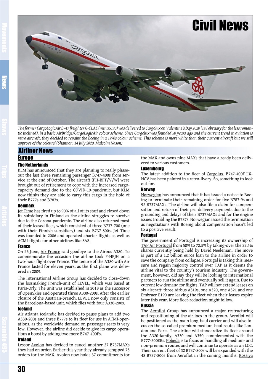 Scramble Magazine Preview Pages