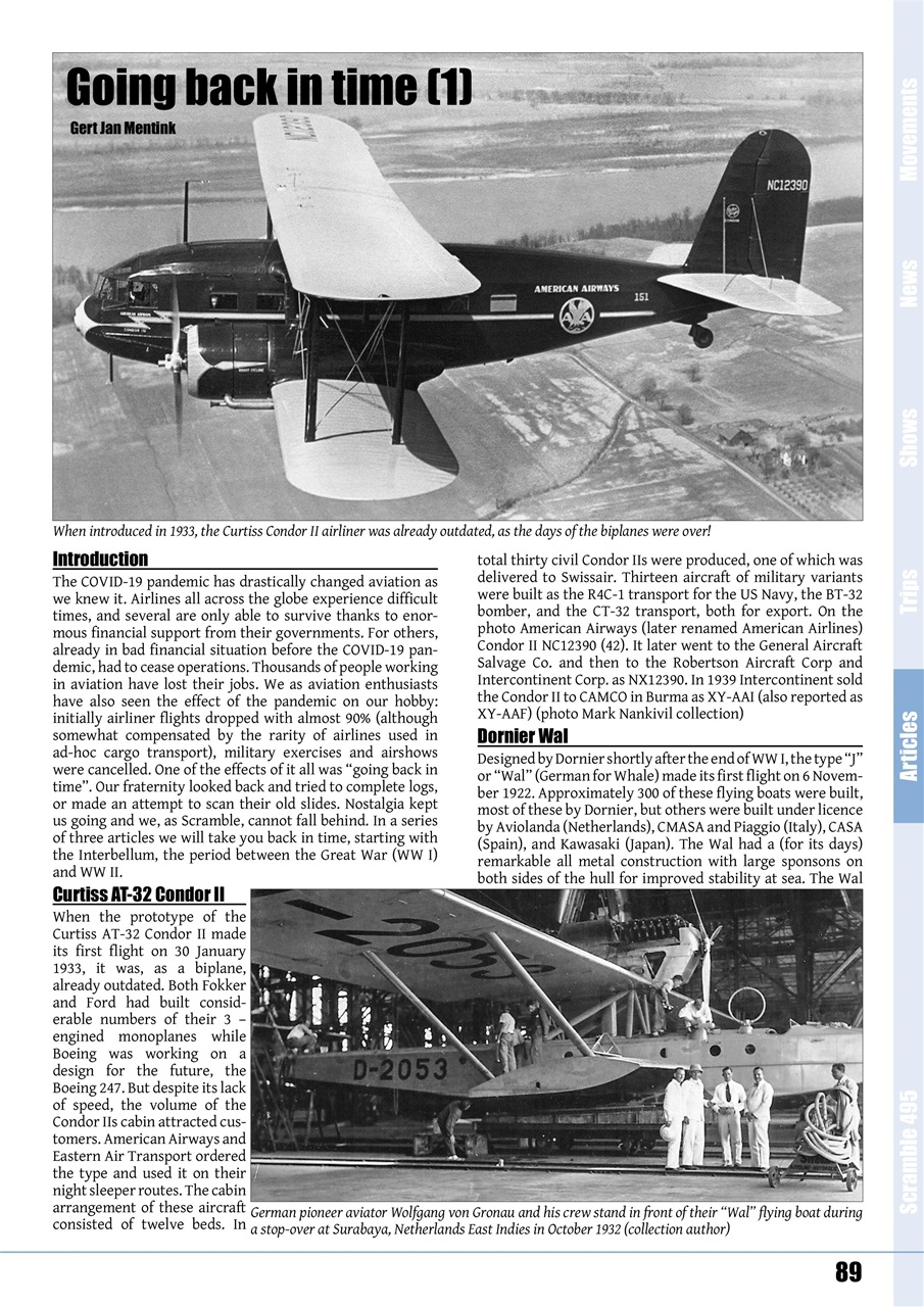 Scramble Magazine Preview Pages