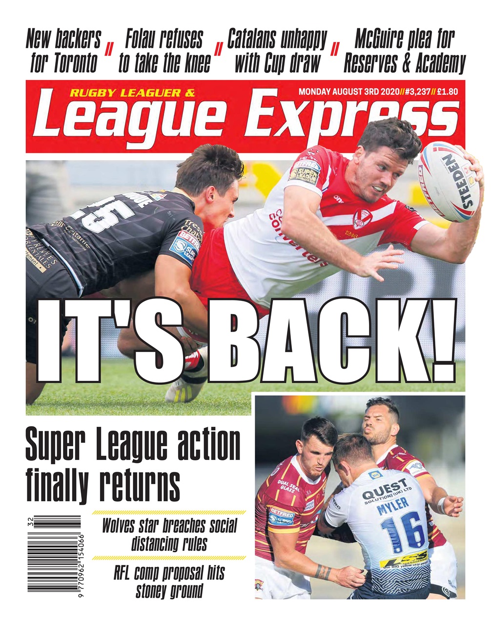 League Express Preview Pages