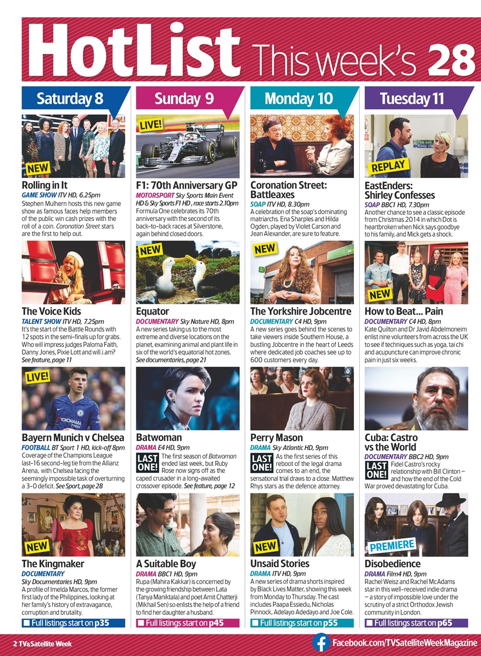 TV & Satellite Week Preview Pages