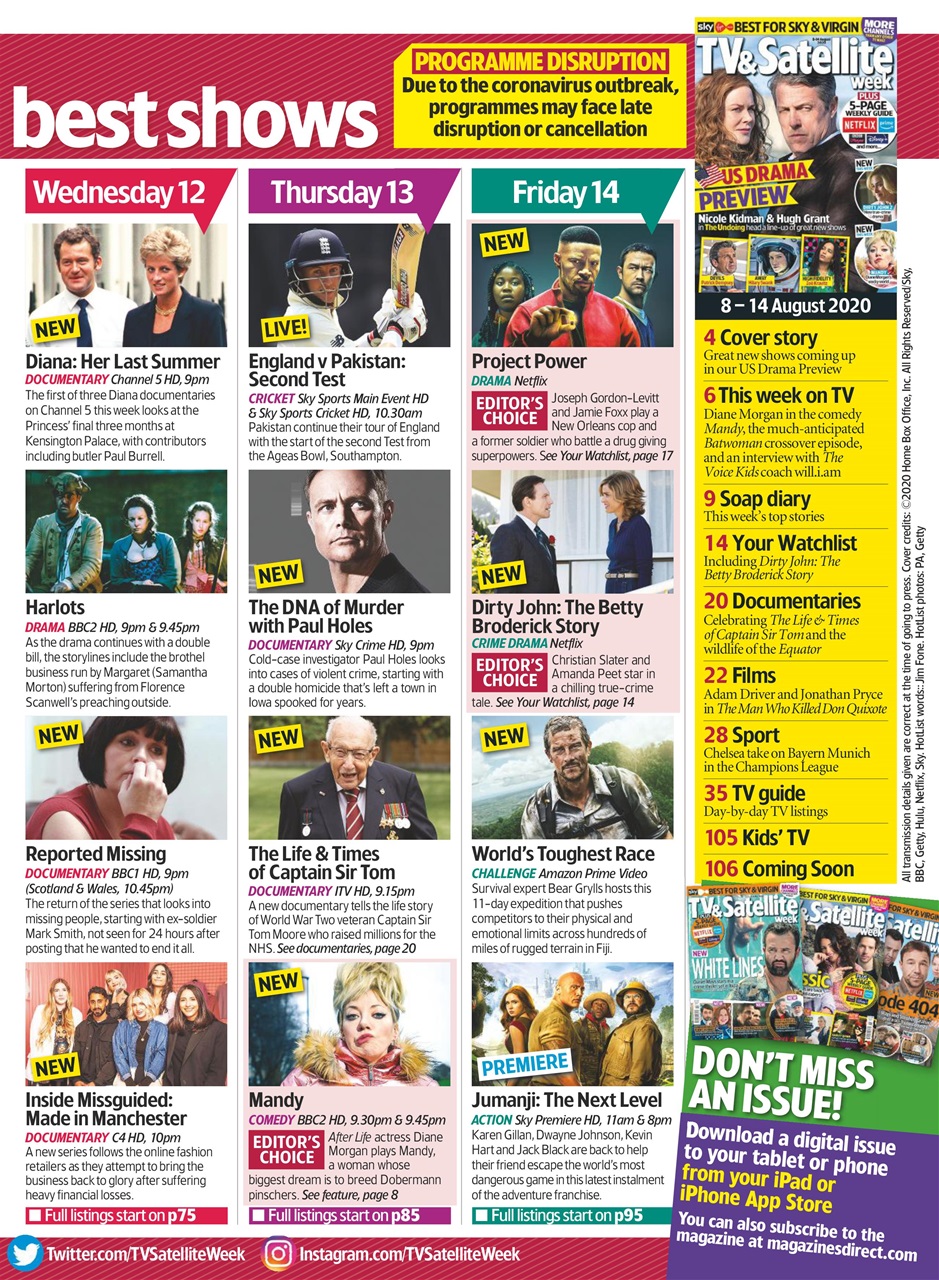 TV & Satellite Week Preview Pages