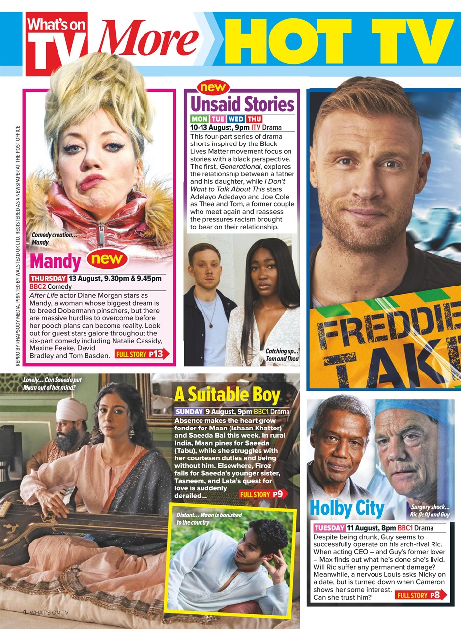What's on TV Preview Pages