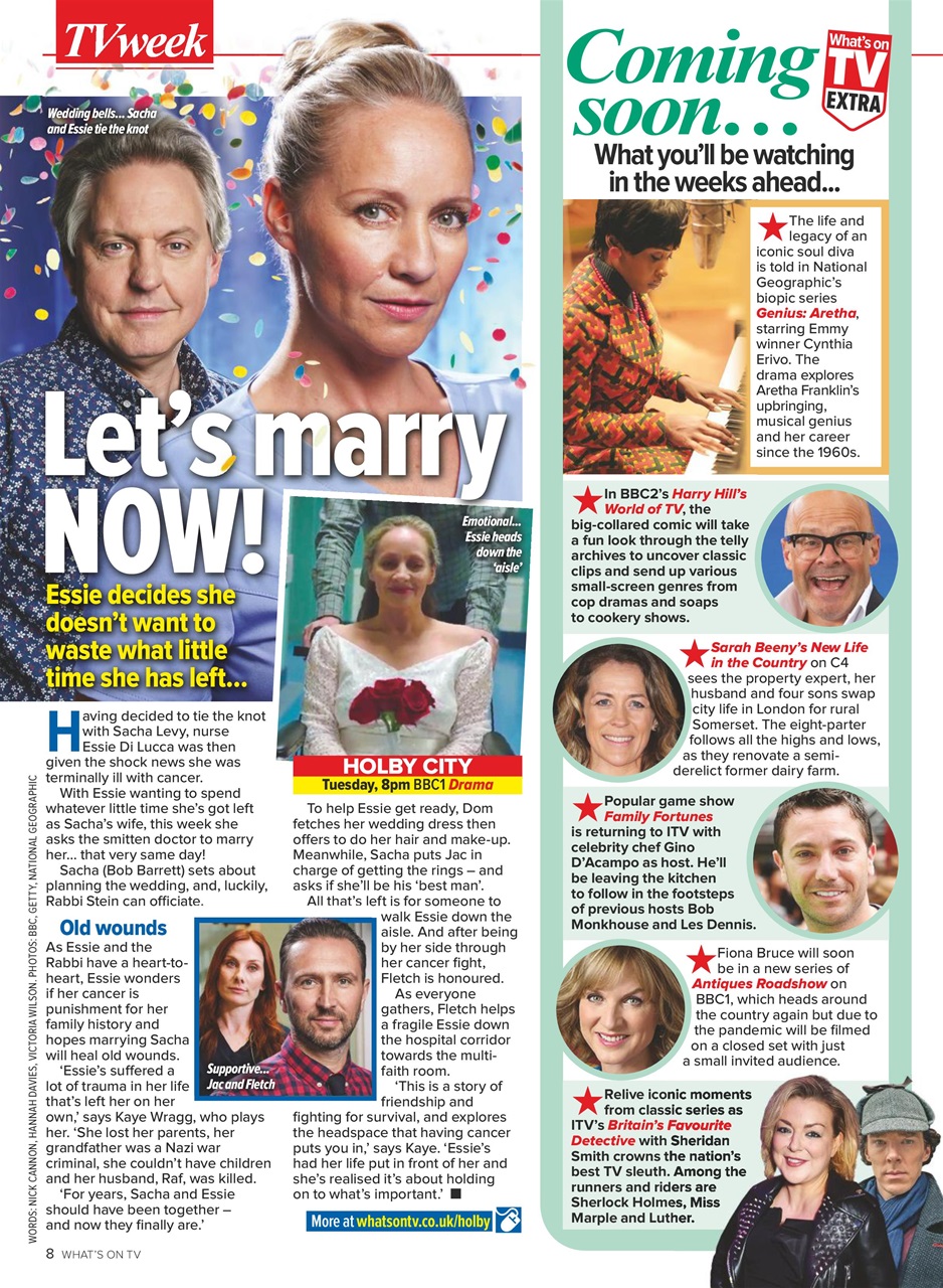 What's on TV Preview Pages