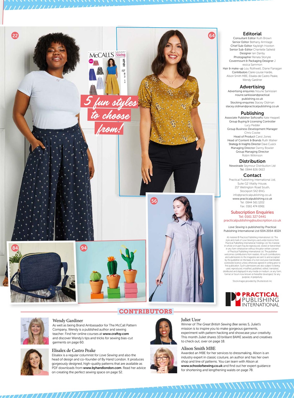 Love Sewing Preview Pages