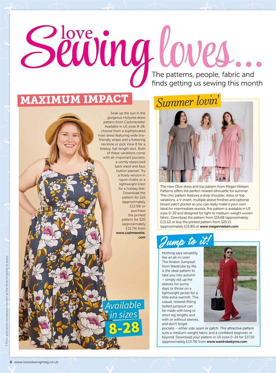 Love Sewing Preview Pages