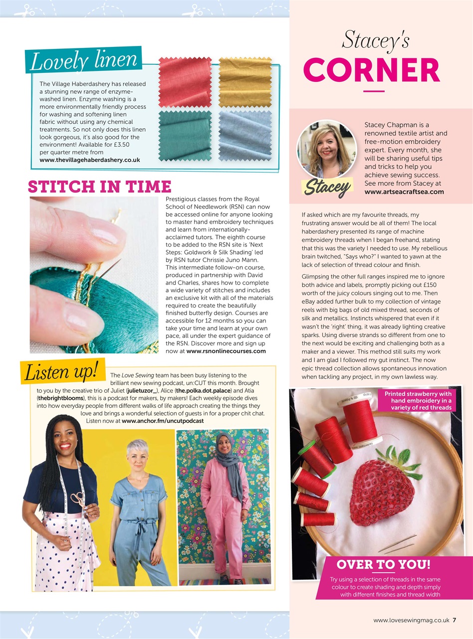 Love Sewing Preview Pages