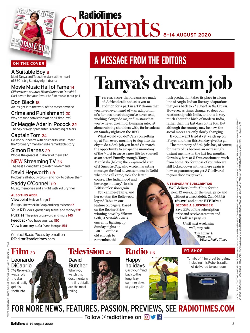 Radio Times Preview Pages