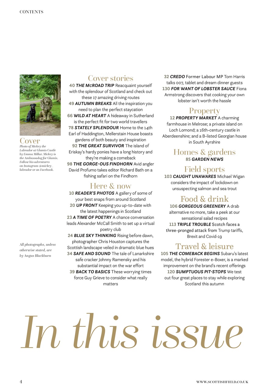 Scottish Field Preview Pages