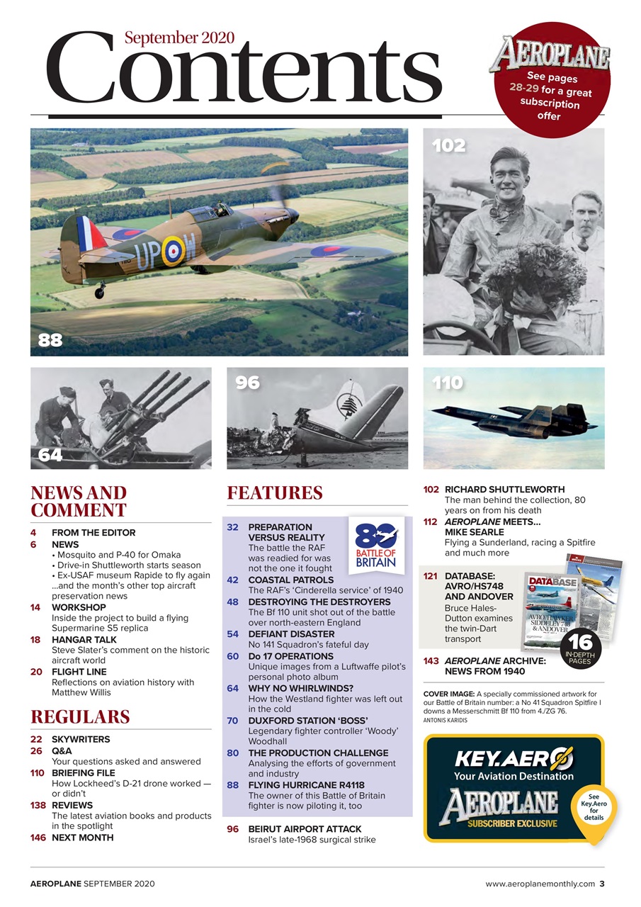 Aeroplane Preview Pages