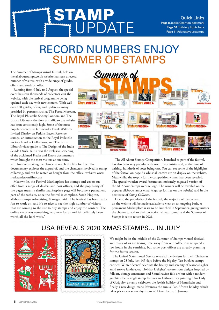 Stamp Collector Preview Pages