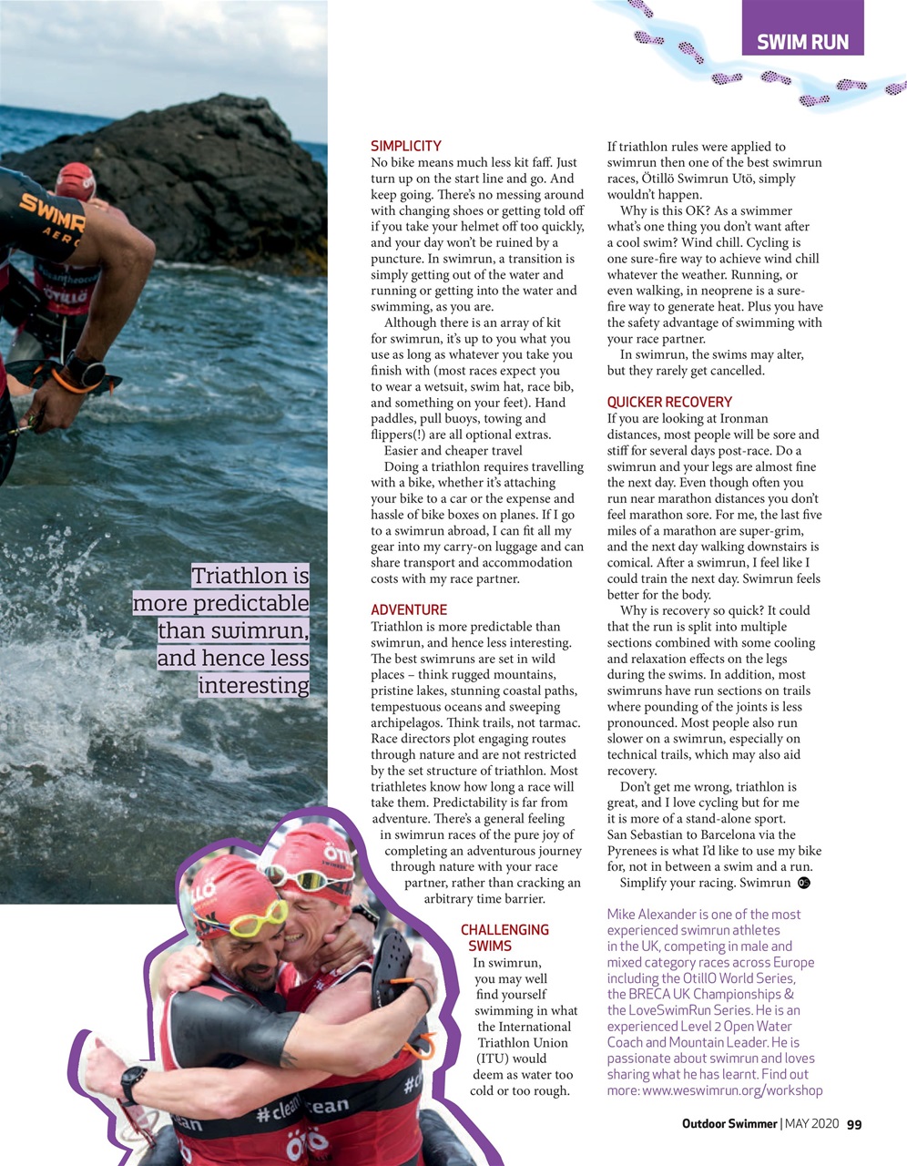 Outdoor Swimmer Preview Pages