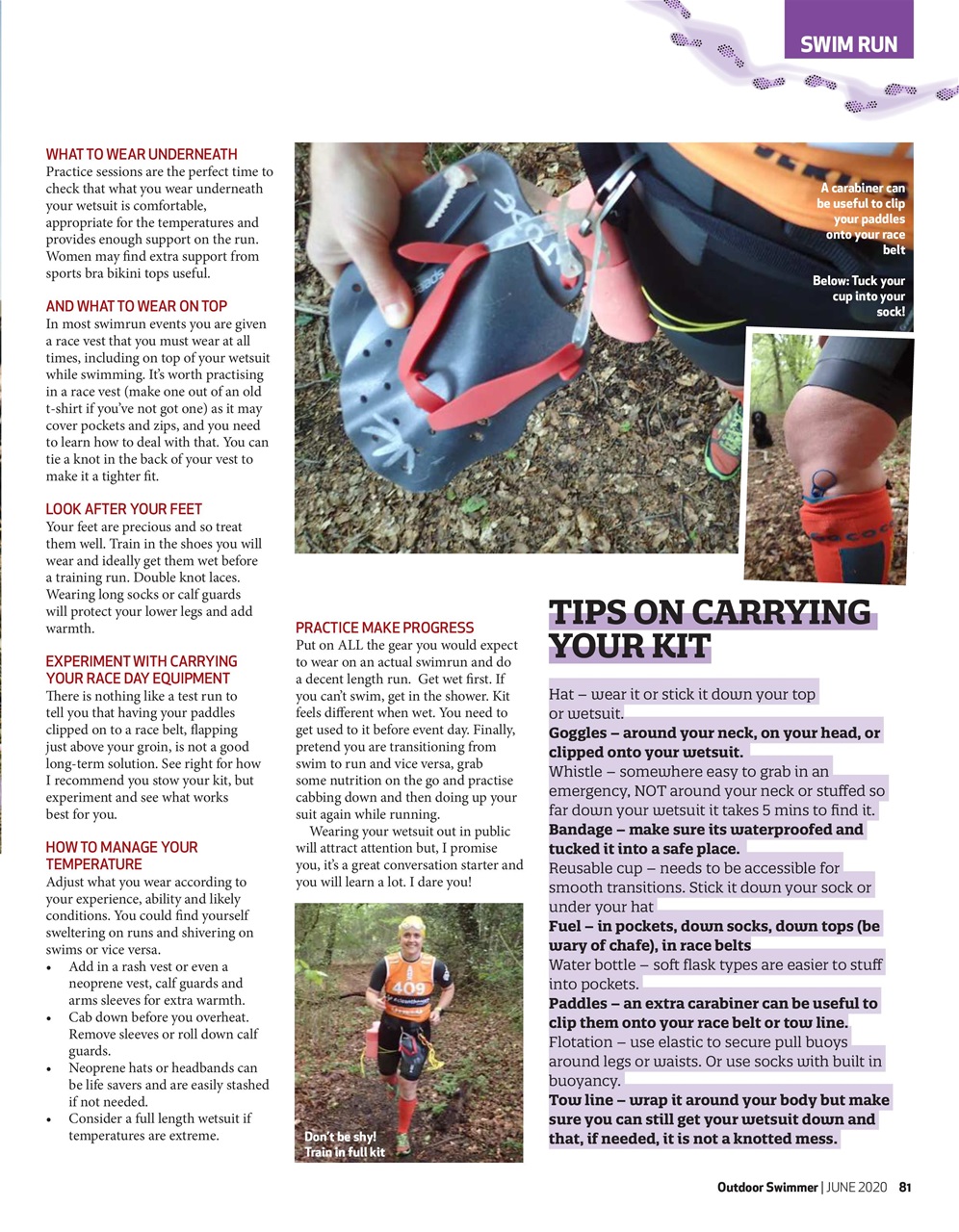 Outdoor Swimmer Preview Pages