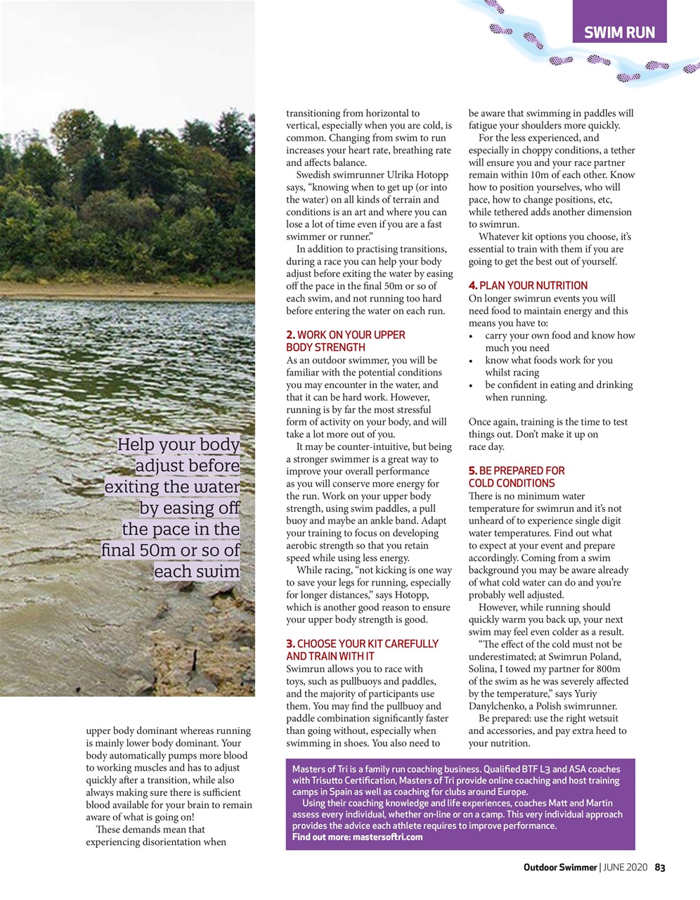 Outdoor Swimmer Preview Pages