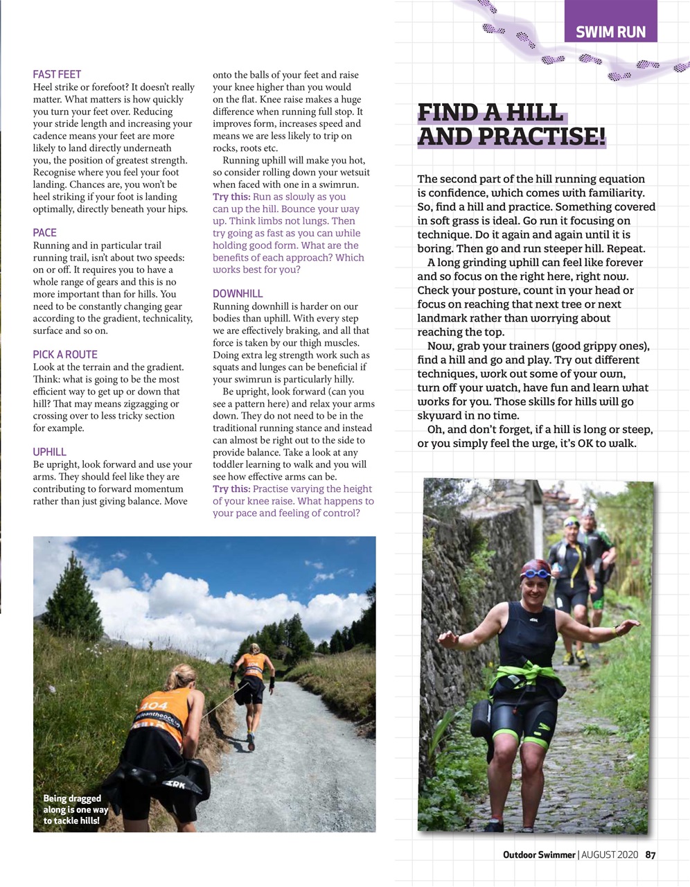 Outdoor Swimmer Preview Pages