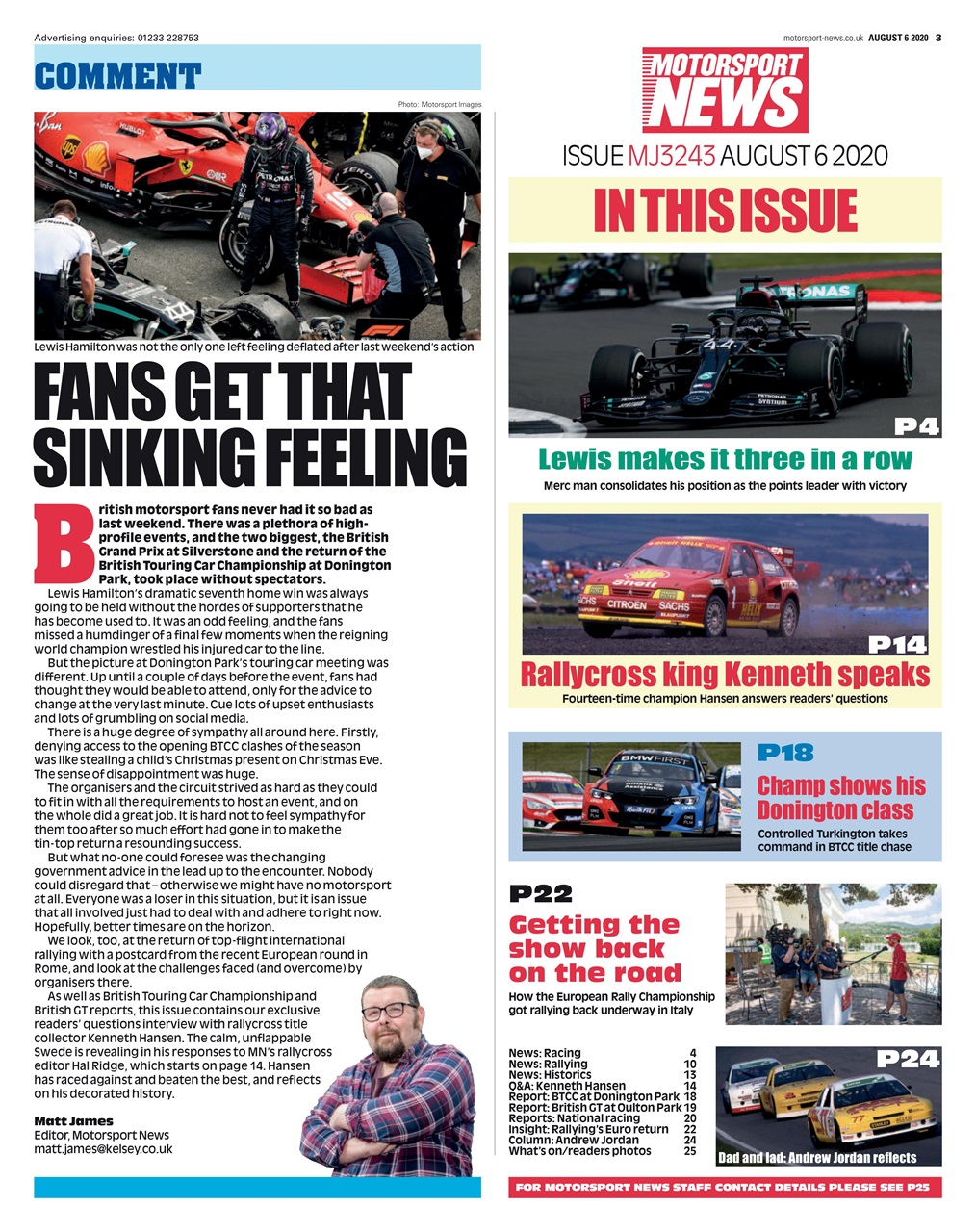 Motorsport News Preview Pages