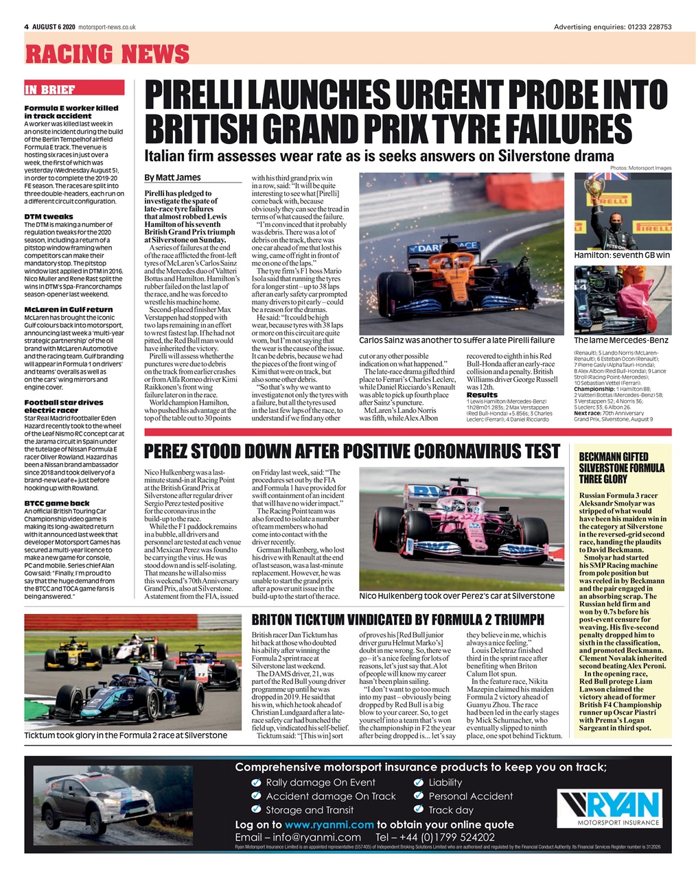 Motorsport News Preview Pages
