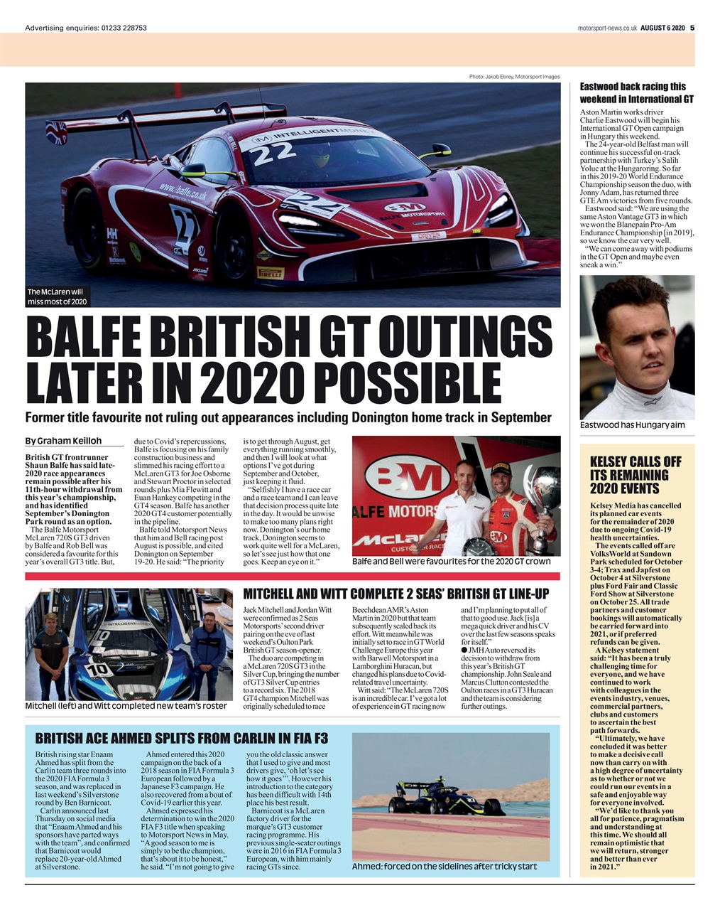 Motorsport News Preview Pages