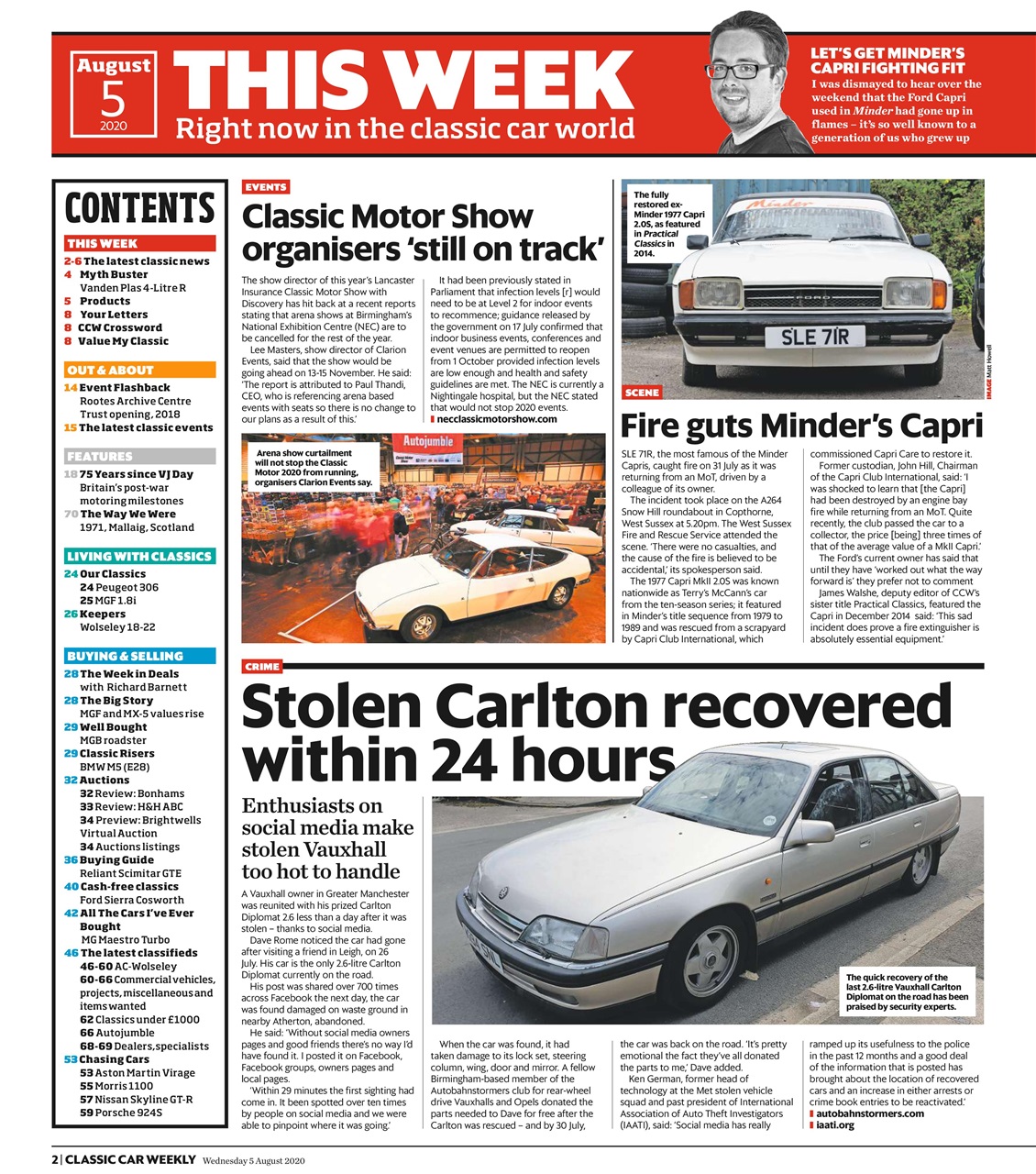 Classic Car Weekly Preview Pages