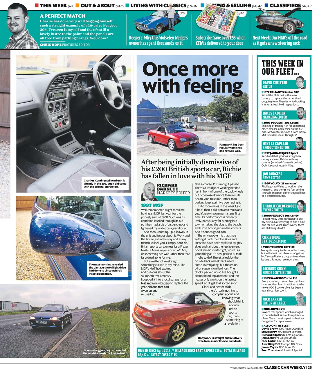 Classic Car Weekly Preview Pages