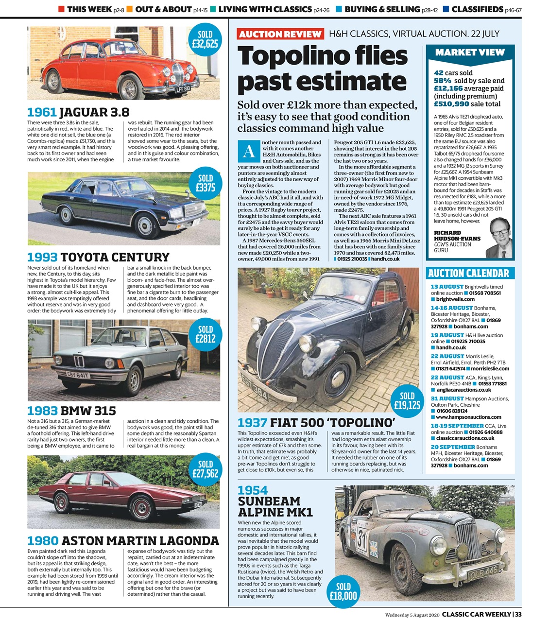 Classic Car Weekly Preview Pages