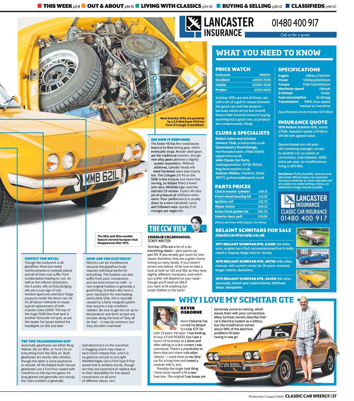 Classic Car Weekly Preview Pages