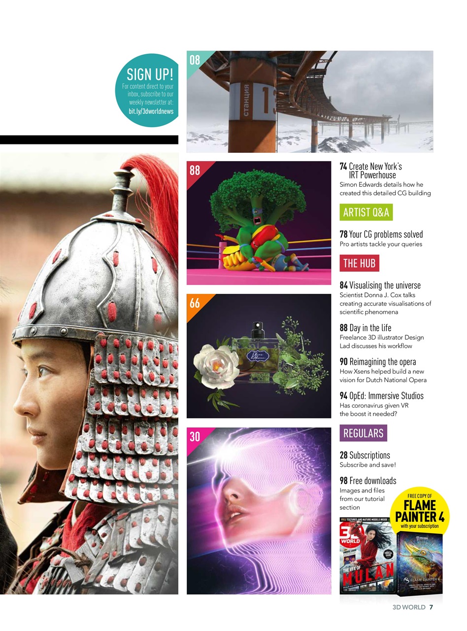 3D World Preview Pages