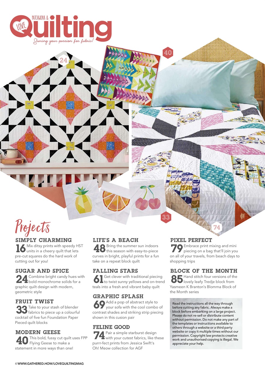 Love Patchwork & Quilting Preview Pages