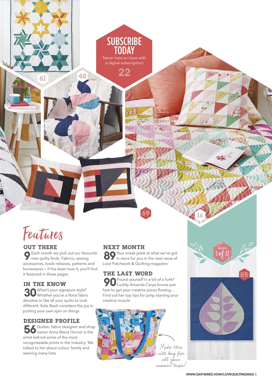 Love Patchwork & Quilting Preview Pages