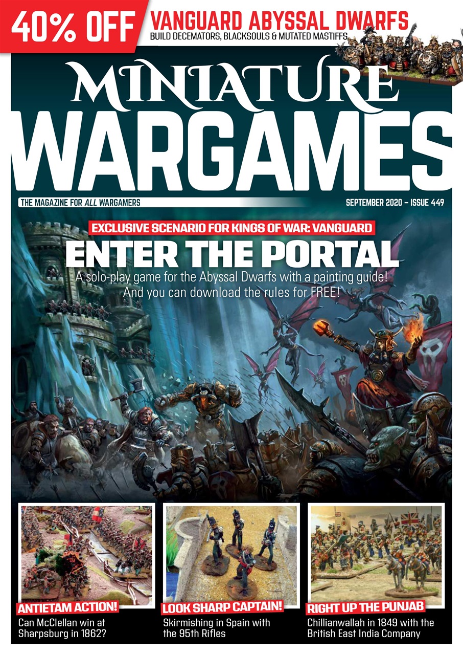 Miniature Wargames Preview Pages