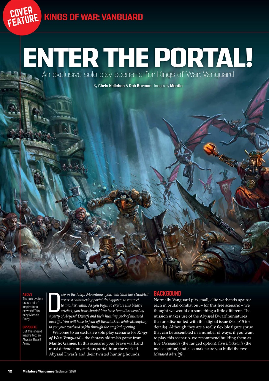 Miniature Wargames Preview Pages