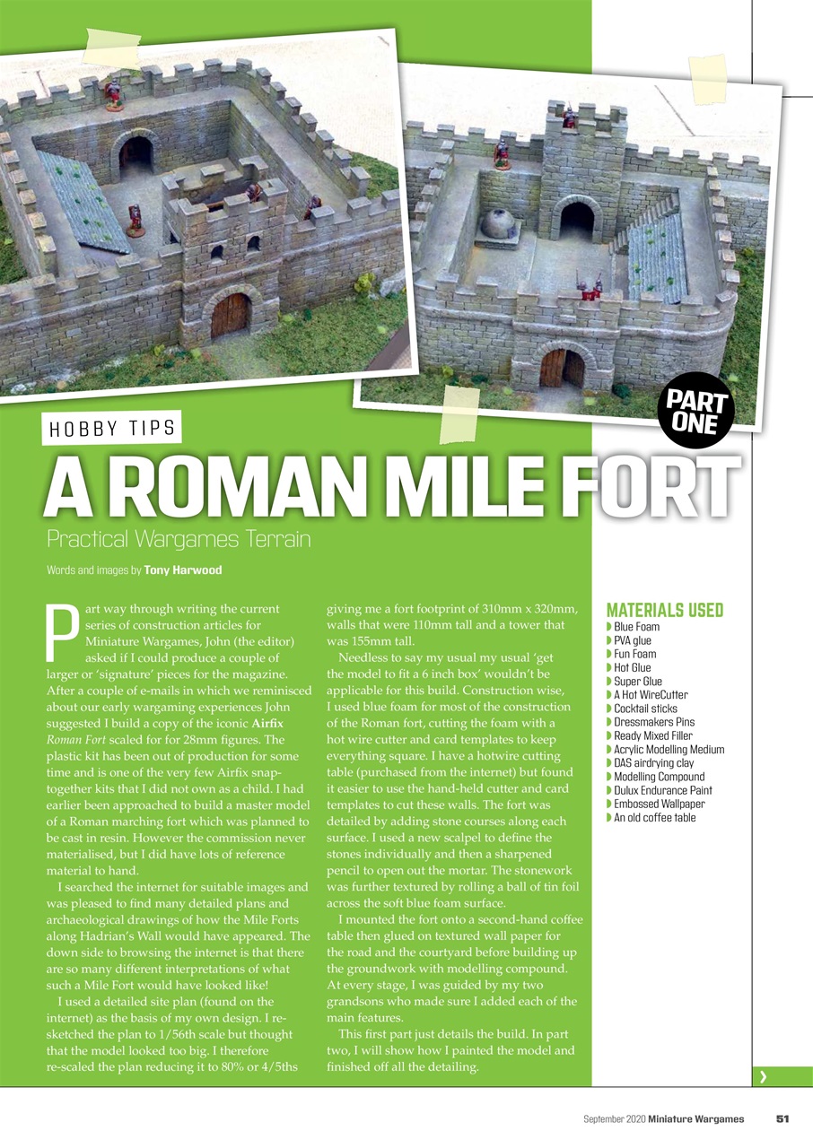 Miniature Wargames Preview Pages