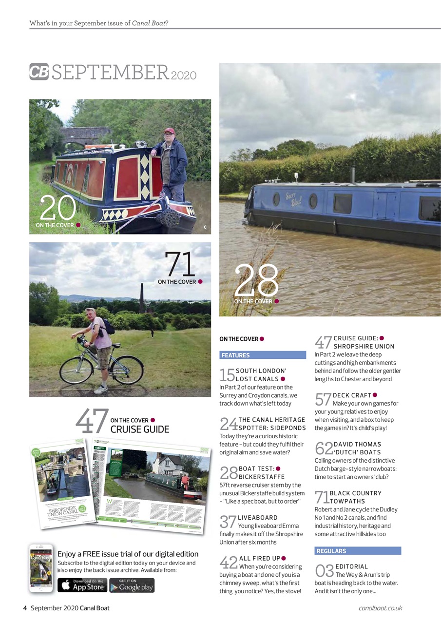 Canal Boat Preview Pages