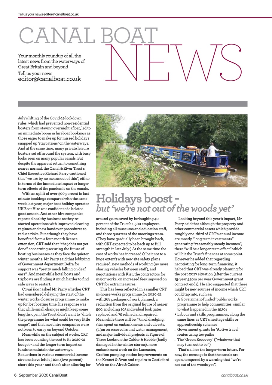 Canal Boat Preview Pages