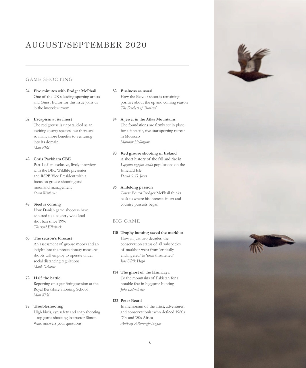 Fieldsports Journal Preview Pages