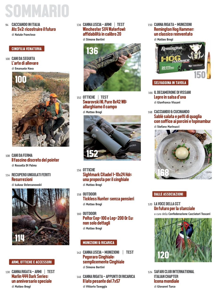 Caccia Magazine Preview Pages