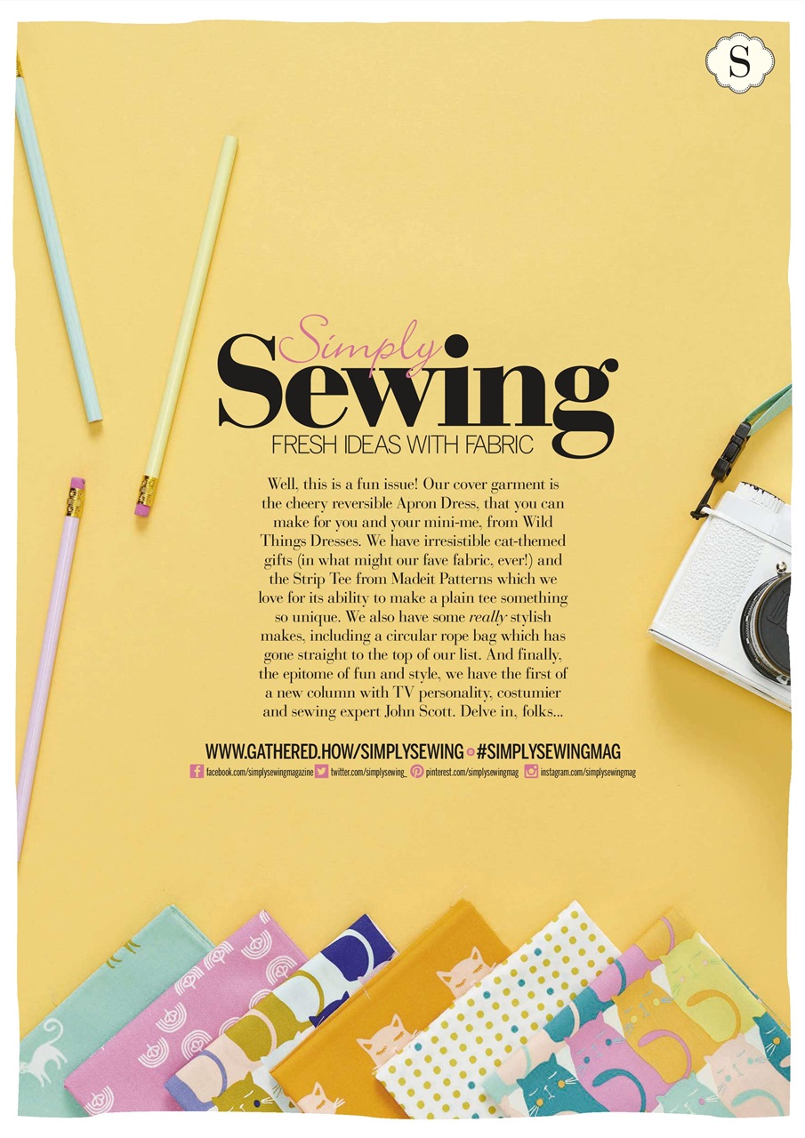 Simply Sewing Preview Pages