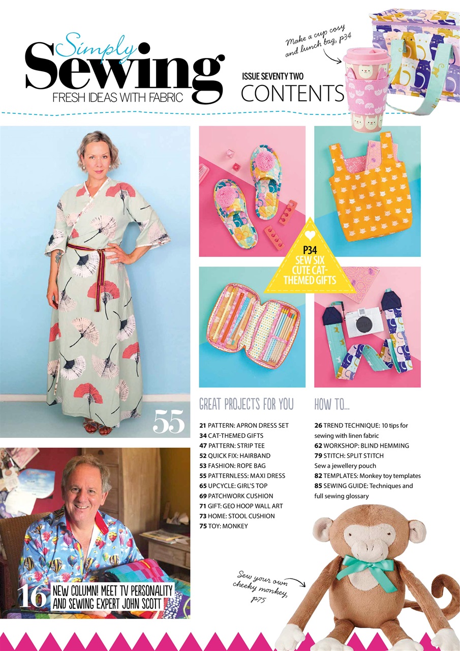 Simply Sewing Preview Pages