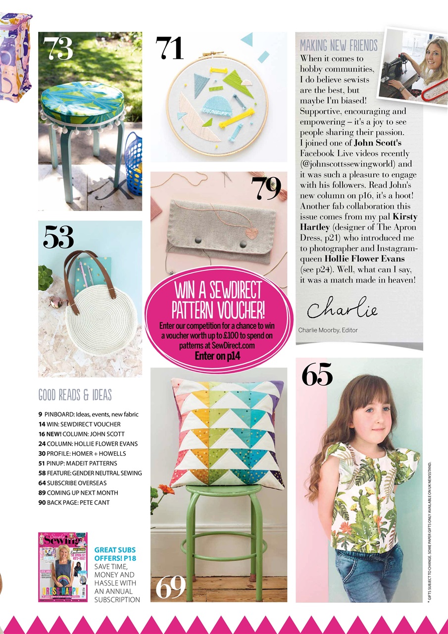 Simply Sewing Preview Pages