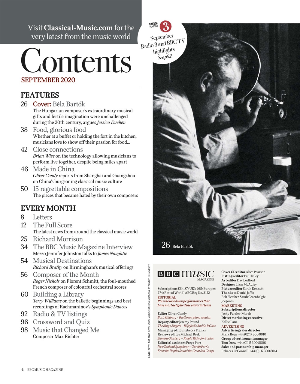BBC Music Magazine Preview Pages