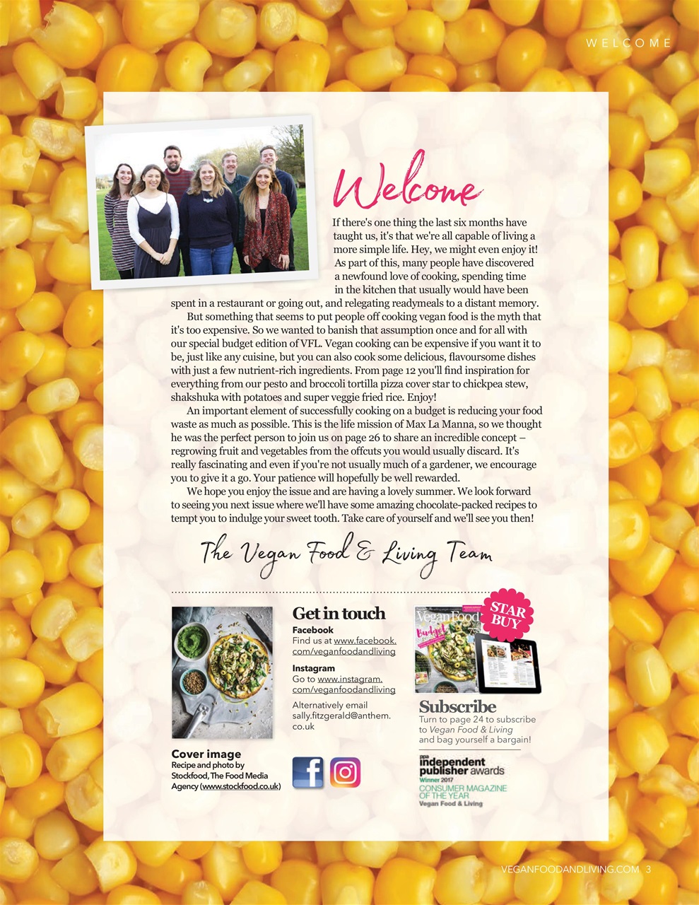 Vegan Food & Living Magazine Preview Pages