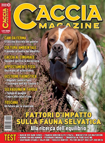 SENTIERI DI CACCIA issue SETTEMBRE  2020