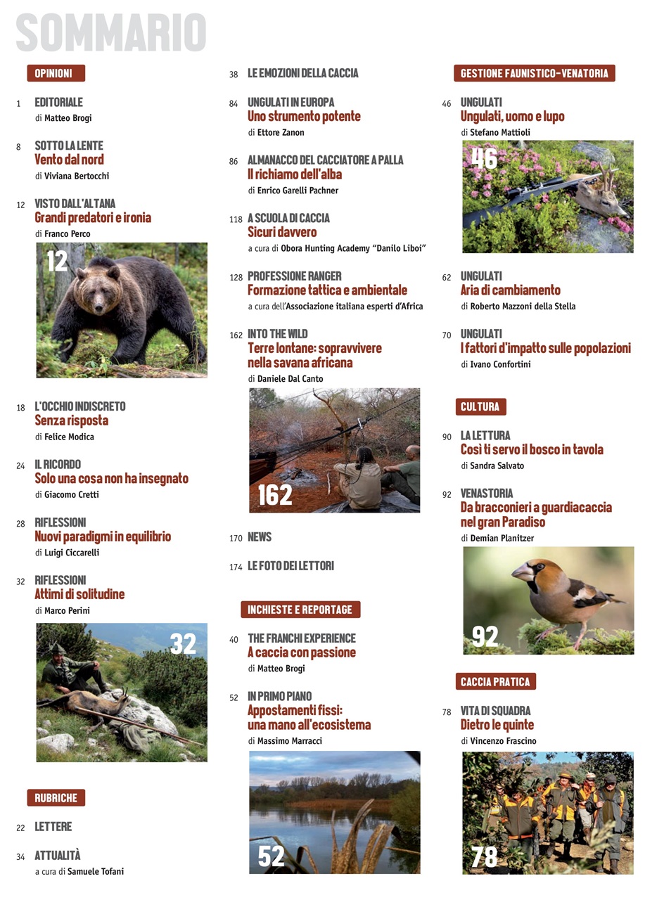 SENTIERI DI CACCIA Preview Pages