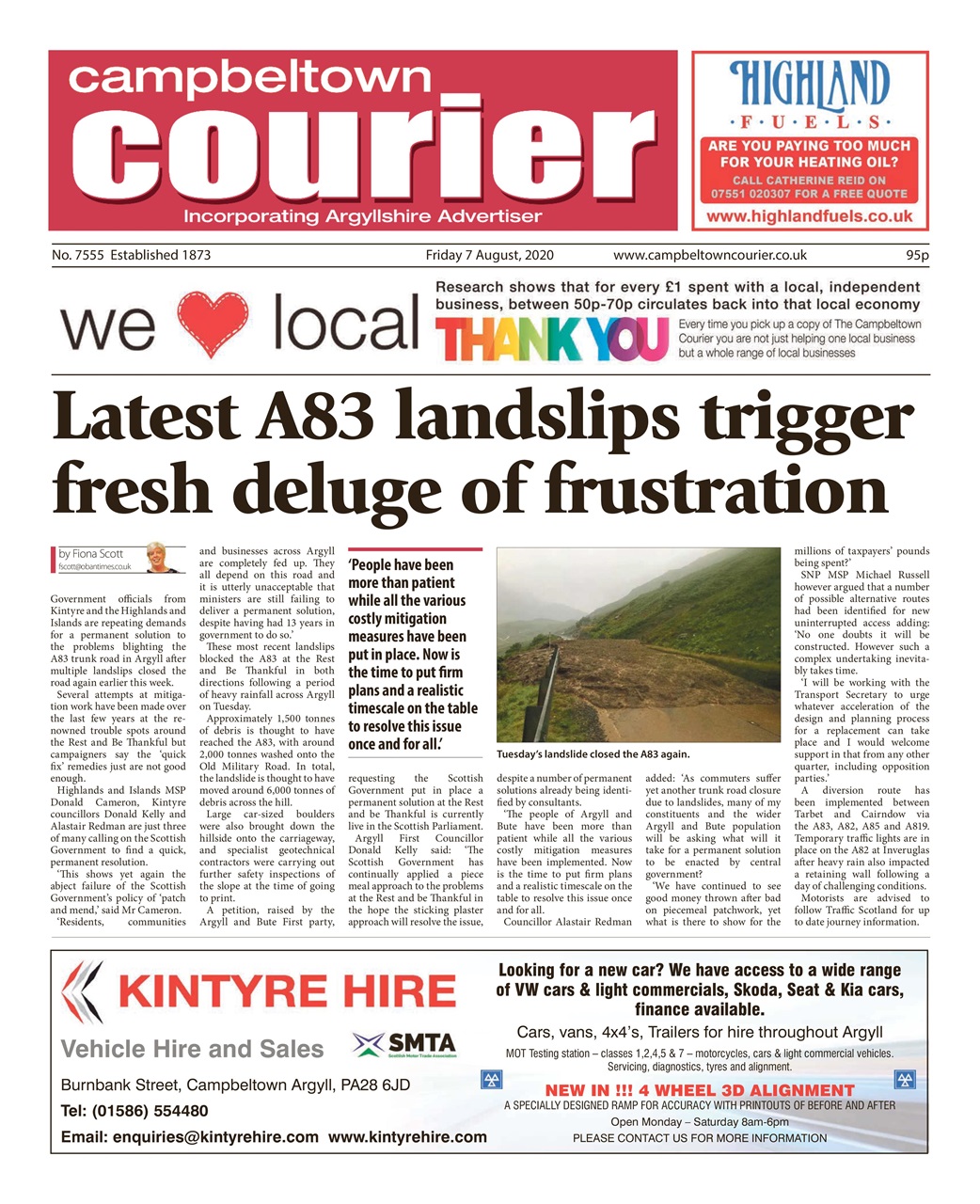 Campbeltown Courier Preview Pages
