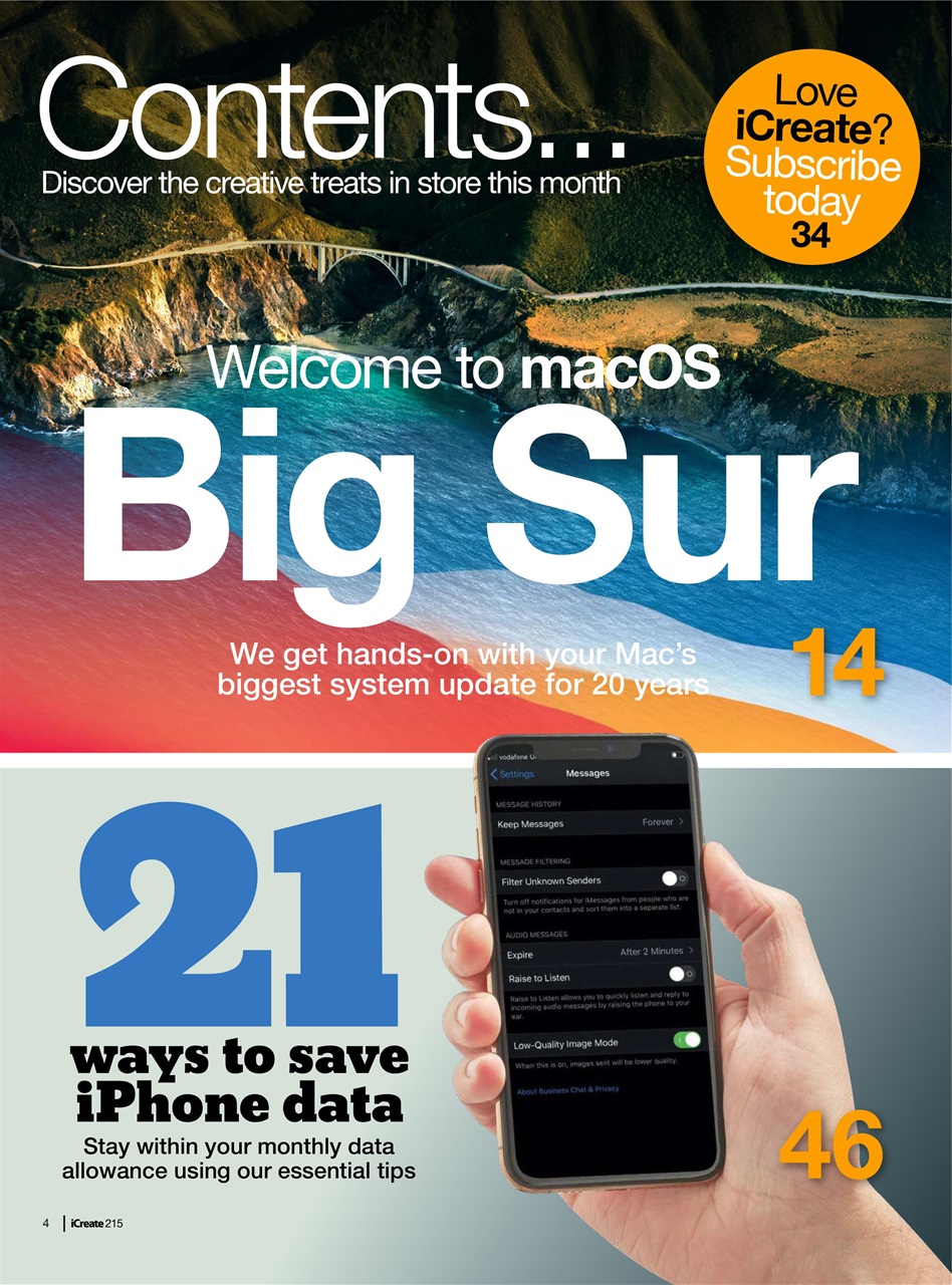 iCreate Preview Pages