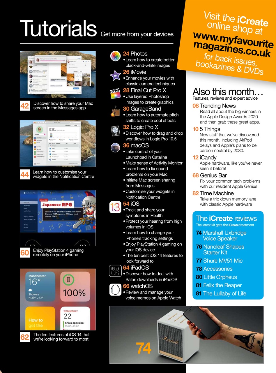 iCreate Preview Pages