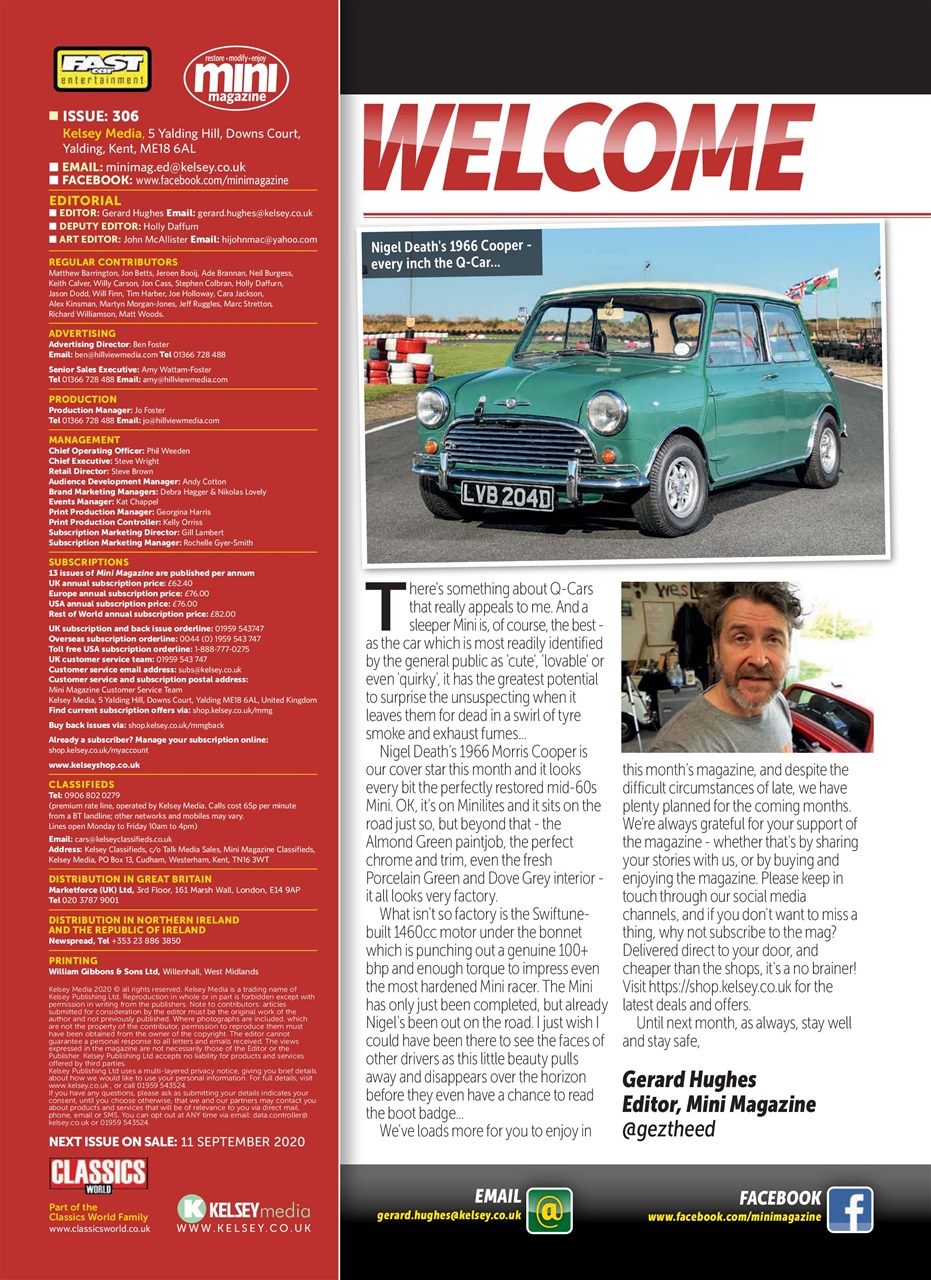 Mini Magazine Preview Pages